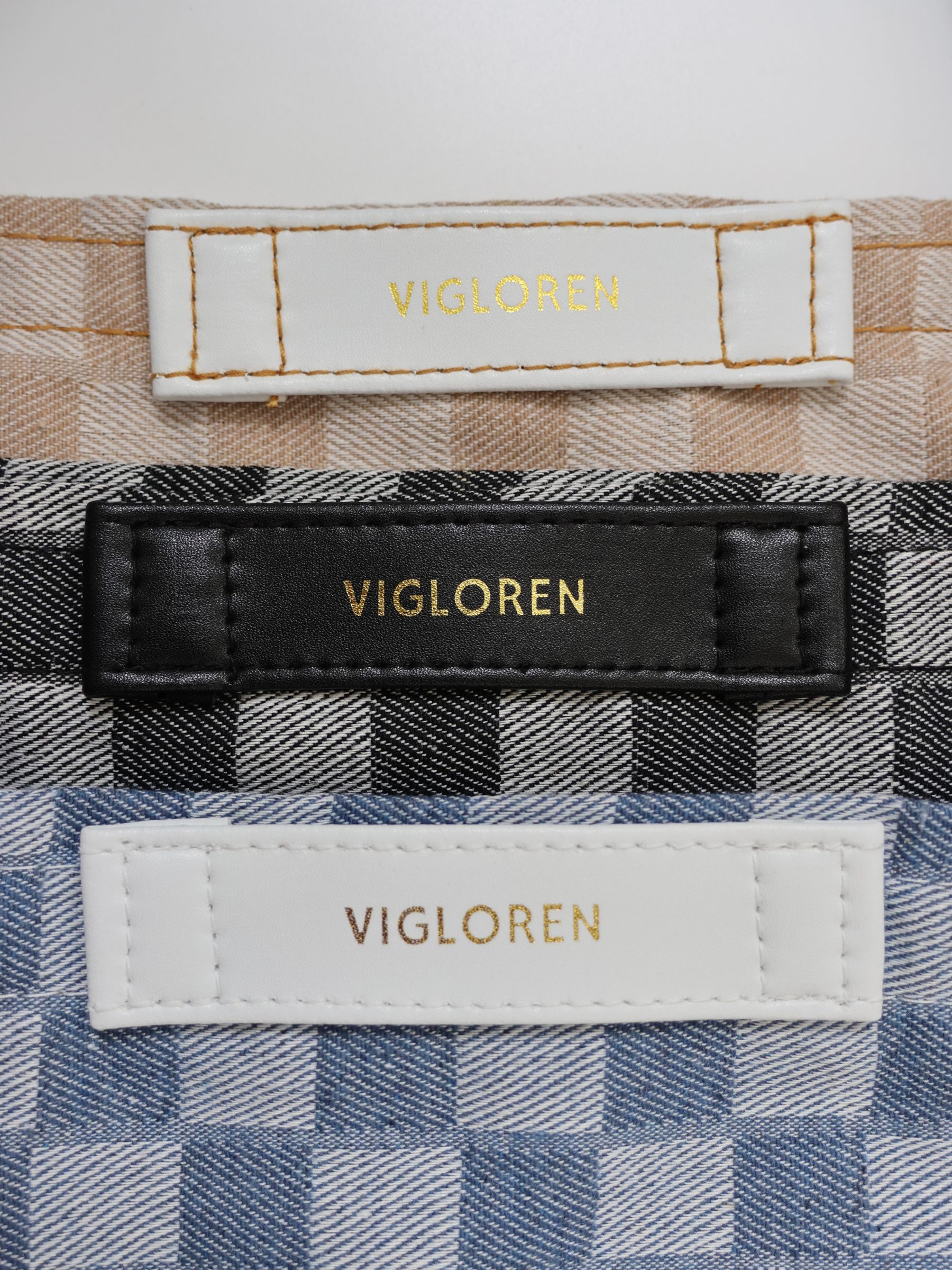 DENIM CHECK TOTE | BLUE - Image 7