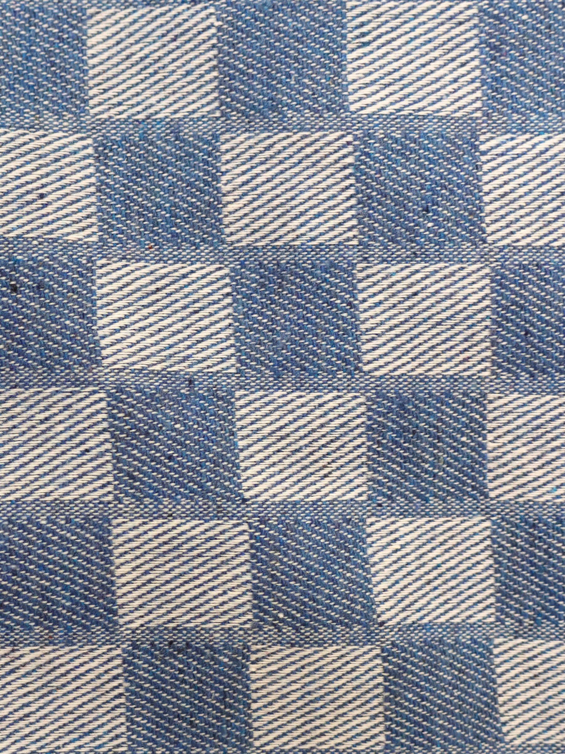 DENIM CHECK TOTE | BLUE - Image 8